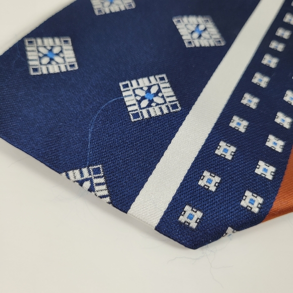 OLEG CASSINI | vintage pattern stripe tie - Picture 3 of 5